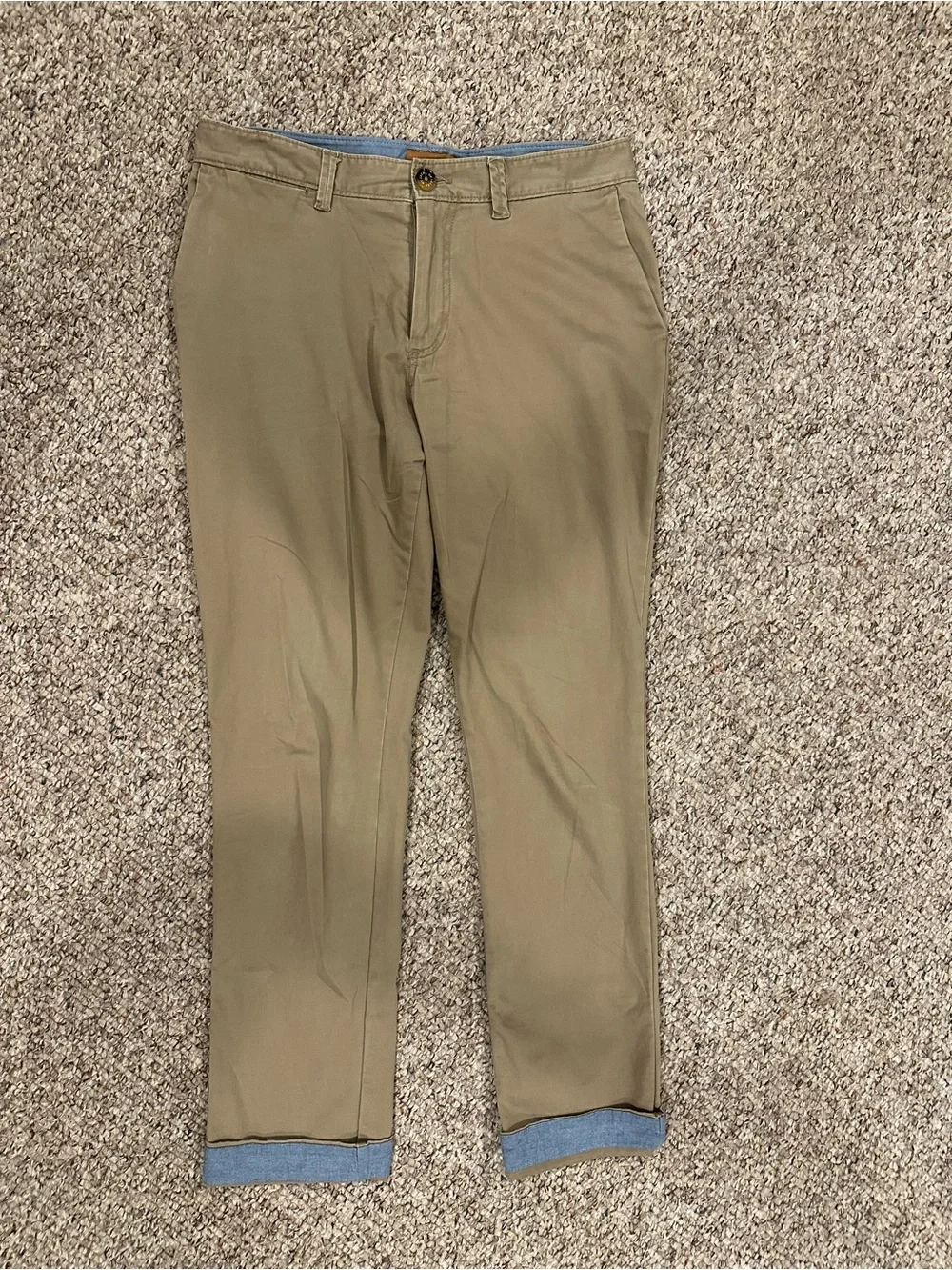 Jach’s Men's Chino Pants in Light Brown - Classic Casual Fit Size 30/32